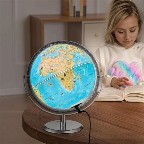 VEVOR Educational Globe 13.39 in. x 10 in. 254 mm Interactive AR World ...