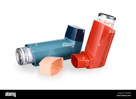 Asthma inhaler Cut Out Stock Images & Pictures - Alamy