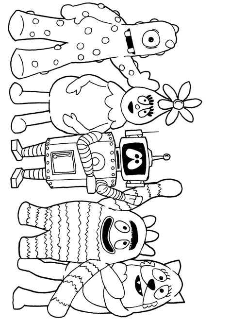 Yo Gabba Gabba Coloring Pages