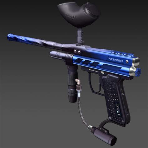 3d paintball gun model