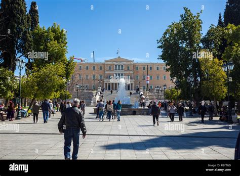 11.03.2018 Athens, Greece - The Presidential Mansion, the official ...