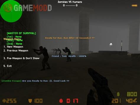 Zombie Escape Mod » CS 1.6 - Mods | GAMEMODD