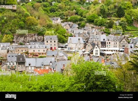 Aerial view of village Stock Photo - Alamy