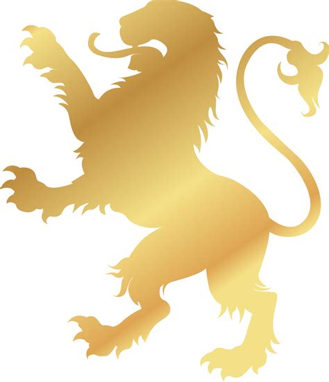 Lion Logo Gold Symbol - Golden noble lion png download - 2000*2329 - Free Transparent Lion png ...