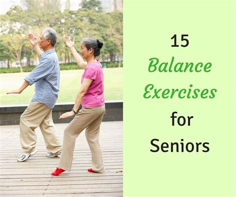 Balance Exercises for Seniors | Yoga for seniors, Senior fitness, Balance exercises