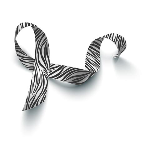 The zebra-striped ribbon as a symbol for rare diseases - La Force DMD