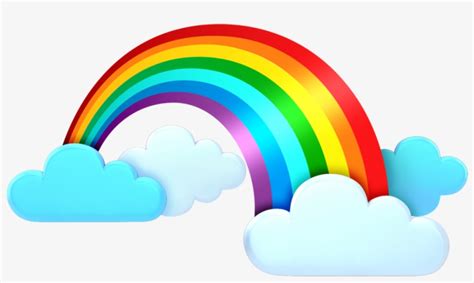 Rainbow Clipart Weather - Clouds Rainbow Png Clipart Transparent PNG - 1000x562 - Free Download ...