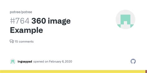 360 image Example · Issue #764 · potree/potree · GitHub