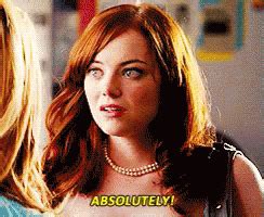 Absolutely GIF - Absolutely Emma Stone Easy A - Discover & Share GIFs