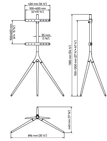 ONKRON TS1220 TV Stand User Guide