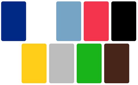 Wisconsin Flag Color Codes - HTML Hex, RGB and CMYK Color Codes