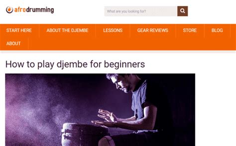 14 Websites To Learn Djembe Lessons Online (Free And Paid) - CMUSE