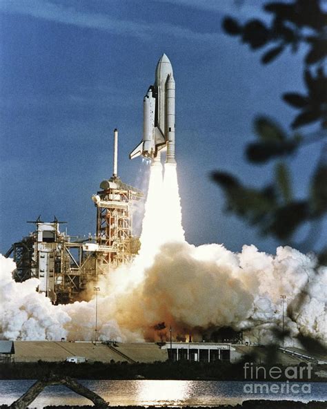 Launch Of First Space Shuttle Sts-1 Photograph by Nasa/science Photo ...