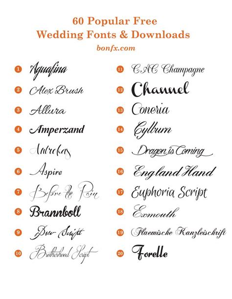Best Font For Wedding Invitations In Microsoft Word
