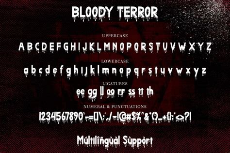 Bloody Terror Font · 1001 Fonts