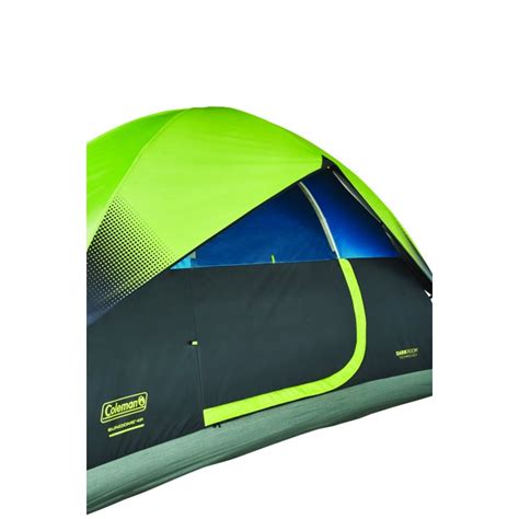 Coleman 4-Person Sundome Dark Room Dome Camping Tent with Easy Setup ...