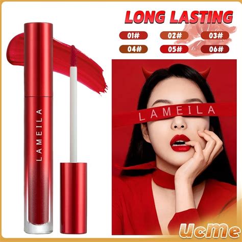 UC 6 Colors Liquid Lip Tint Long Lasting Lipstick Matte Lip Gloss | Shopee Philippines