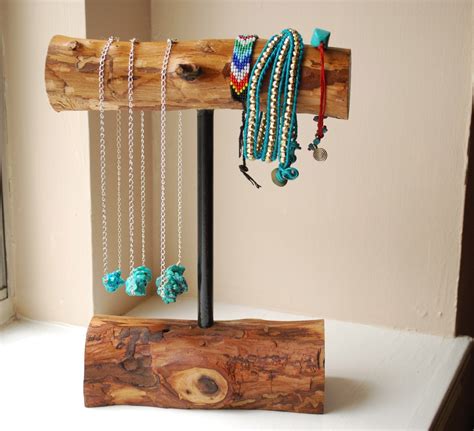 Wooden Necklace/Bracelet Holder Medium Display Stand Home