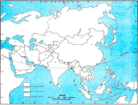 Mapa de Asia: Político y Físico (Mudo y con Nombres) + Países