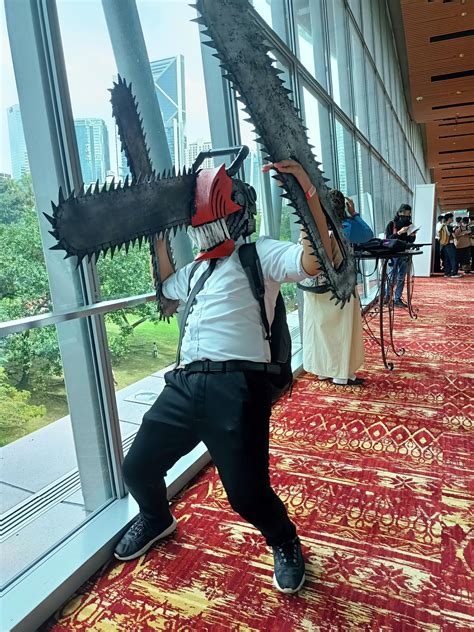 My Chainsaw Man cosplay at Comic Fiesta : r/ChainsawMan