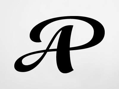 AP | Lettering design, Graphic design logo, Initials logo design