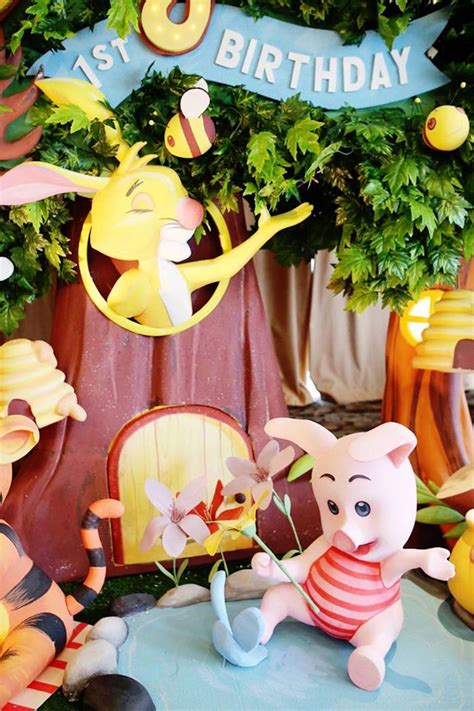 Kara's Party Ideas Winnie the Pooh Themed Birthday Party | Kara's Party Ideas