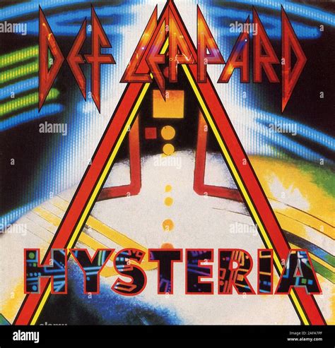 Def Leppard - Hysteria - Vintage vinyl album cover Stock Photo - Alamy