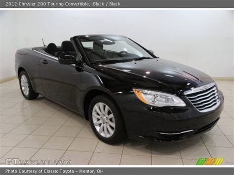 Black - 2012 Chrysler 200 Touring Convertible - Black Interior ...