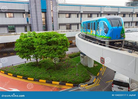 Changi Airport Skytrain Singapore Editorial Photography - Image of asian, railroad: 134223117