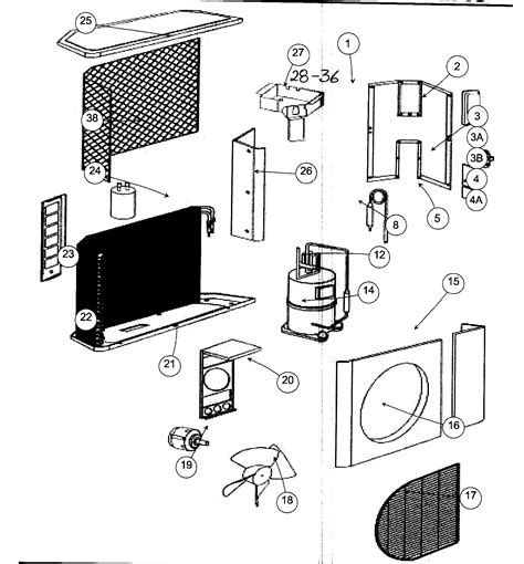 Ac Condenser Unit Parts Diagram