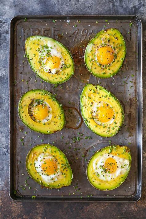 Baked Eggs in Avocado - Damn Delicious