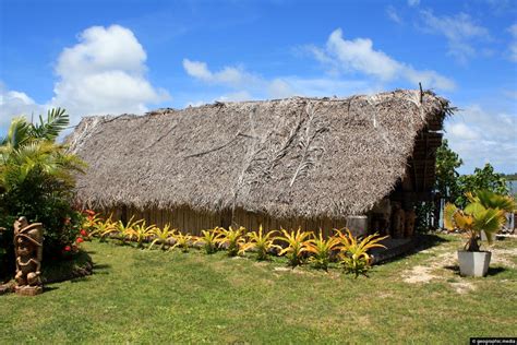 Old Tonga fale on Tongatapu Island - Geographic Media