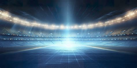 The football stadium at night. Generative AI 29841290 Stock Photo at ...