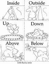 Coloring Opposites Pages Big Preschool Opposite Small Colouring Little  sketch template