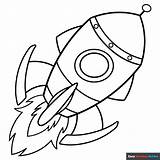 Cartoon Spaceship Coloring Page  Easy Drawing Guides sketch template