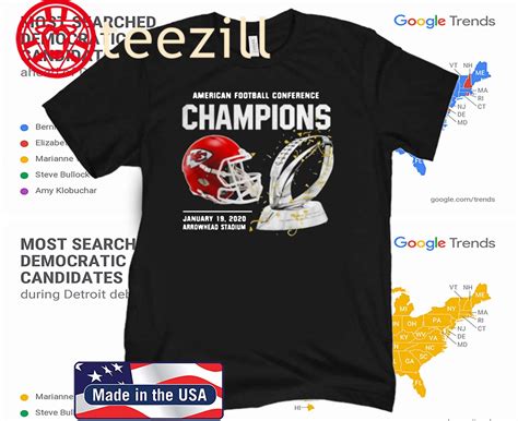 Kansas City Chiefs American Football Conference Champions T-shirt - TeeZill