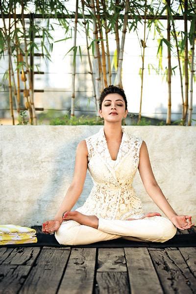 Kajal Aggarwal Fitness Secret made easy through Yoga