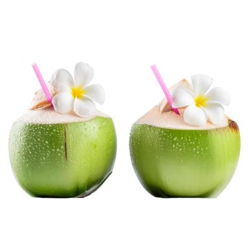 Double Coconut Fruit With White Flower, Coconut, Raw Coconut, Fruit PNG ...