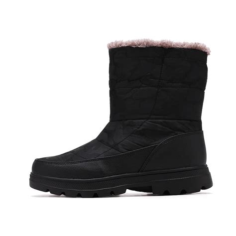 Tejiojio Clearance Winter Boots Men's And Women's Snow Shoes Flat Casual Short Boots Plus Size ...