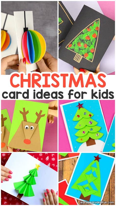 DIY Homemade Christmas Card Ideas | Christmas cards handmade kids ...