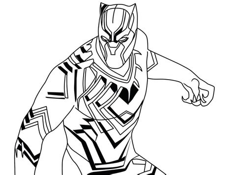 Black Panther Coloring Pages - Best Coloring Pages For Kids