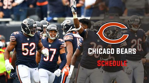 Chicago Bears Schedule 2023-2024: Dates, Times, TV Channels