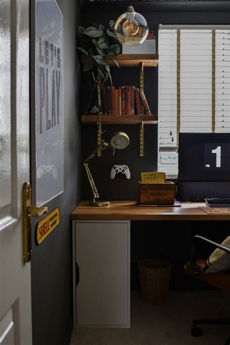 Man Cave Office Reveal: How to create a unique workspace for him ...