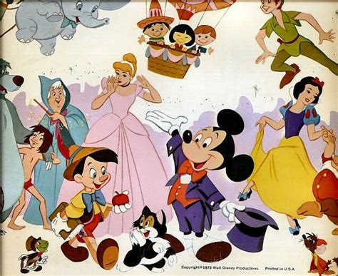 Some Classic Disney Characters - Walt Disney 50 Animated Motion ...