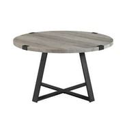 Manor Park Rustic Wood Coffee Table with Storage Baskets - Multiple Finishes - Walmart.ca