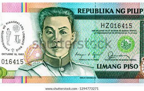 Emilio Aguinaldo Portrait Philippines 5 Pesos Stock Photo 1294773271 | Shutterstock