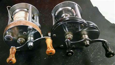 Old Wooden Antique Rod And Old Reels - Fishing Rods, Reels, Line, and ...