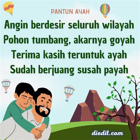 25 Pantun Hari Jadi buat Ayah Tercinta | diedit.com