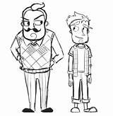 Hello Neighbor Coloring Pages  Free Printable For Kids sketch template