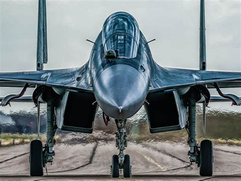 Wallpaper Sukhoi Su-30MKI fighter front view 1920x1200 Picture, Image